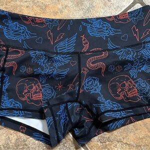 Feed Me Fight Me Patriotic Shorts (M)